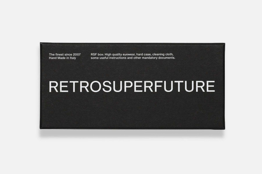 Glasses Retrosuperfuture | Classic Ivory Blue Lens