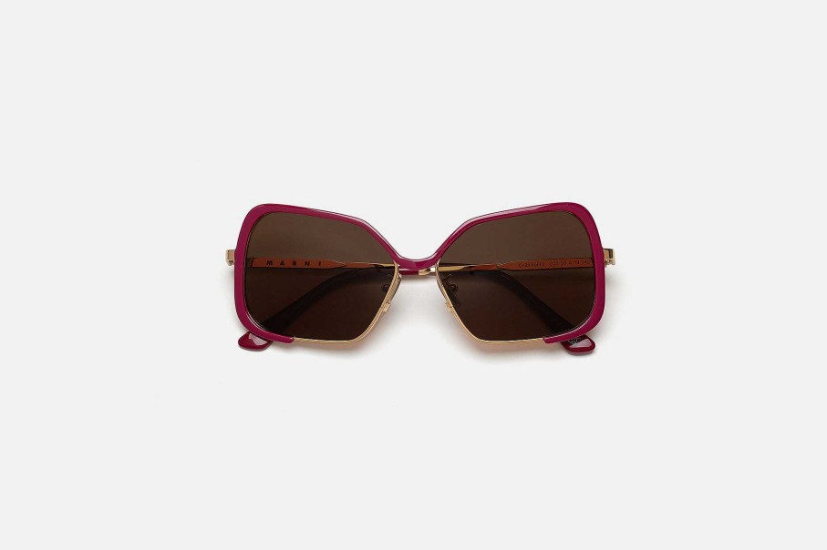 Glasses Retrosuperfuture | Unila Valley Burgundy Gold