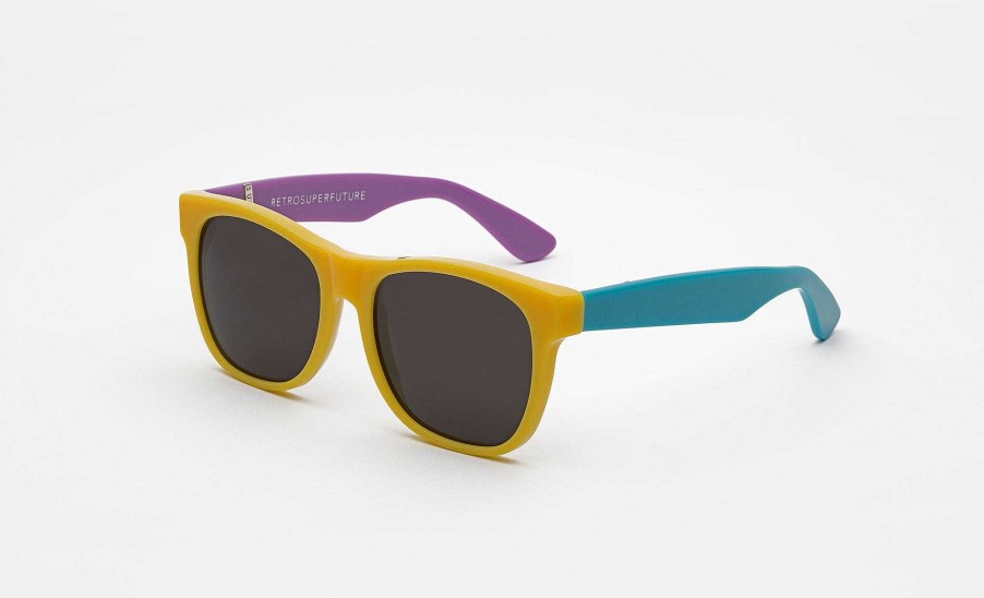 Glasses Retrosuperfuture | Classic Trio Yellow/Lilla/Sky