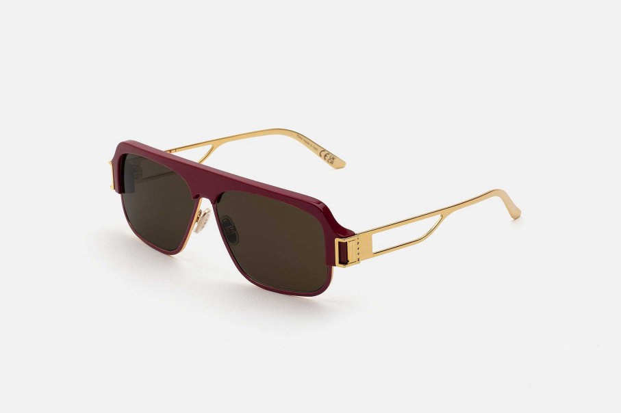 Glasses Retrosuperfuture | Burullus Burgundy Gold