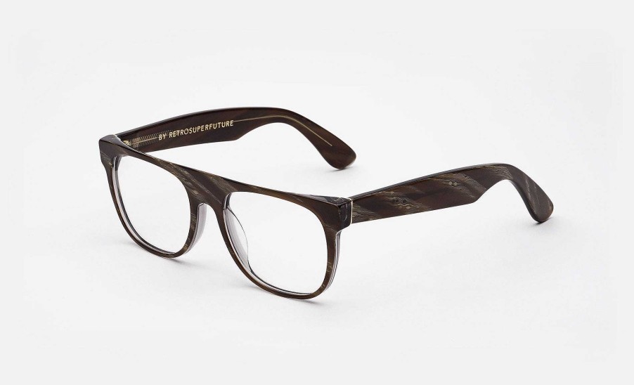 Glasses Retrosuperfuture | Flat Top Optical Natural Horn