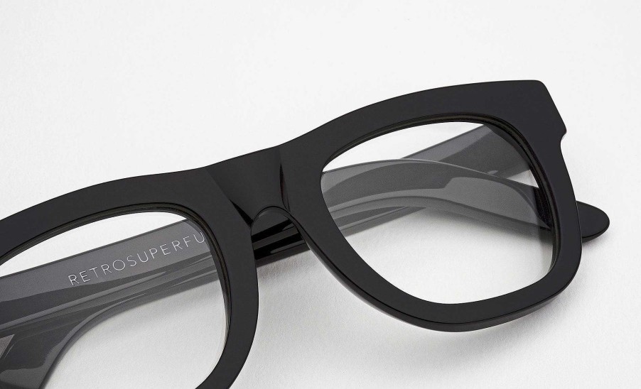 Glasses Retrosuperfuture | Ciccio Black Clear Lens