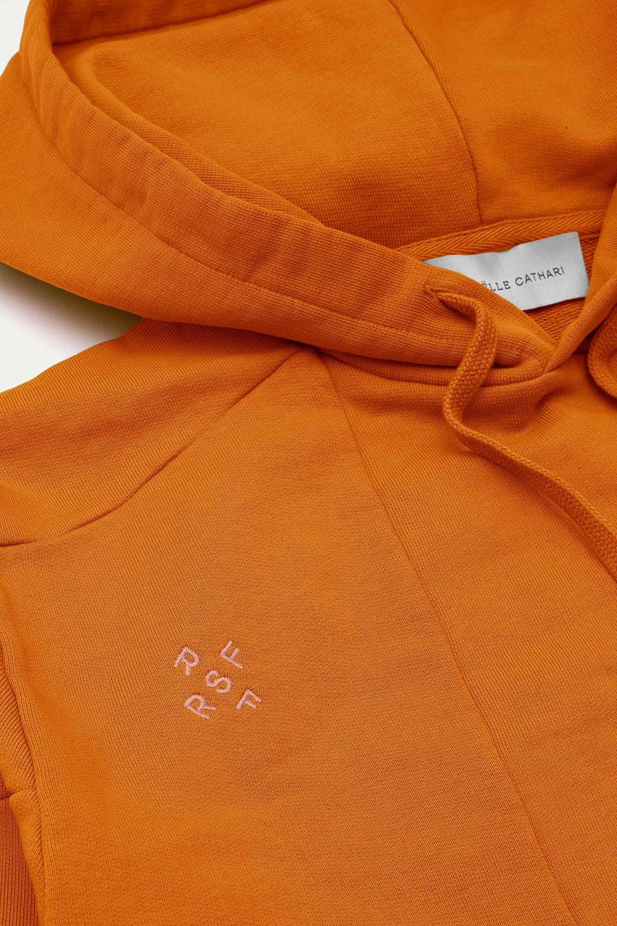 Partners Retrosuperfuture | Rsf X Dc Deconstructed Hoodie Rusty Orange