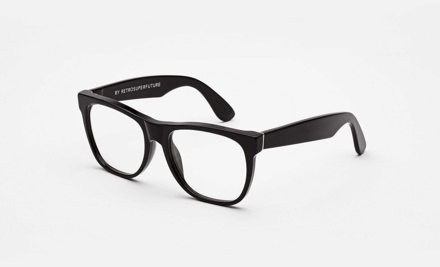 Glasses Retrosuperfuture | Classic Black Clear Lens