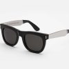 Glasses Retrosuperfuture | Ciccio Francis Black Silver