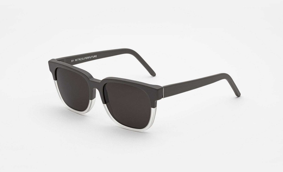 Glasses Retrosuperfuture | People Dark Grey&Crystal Matte