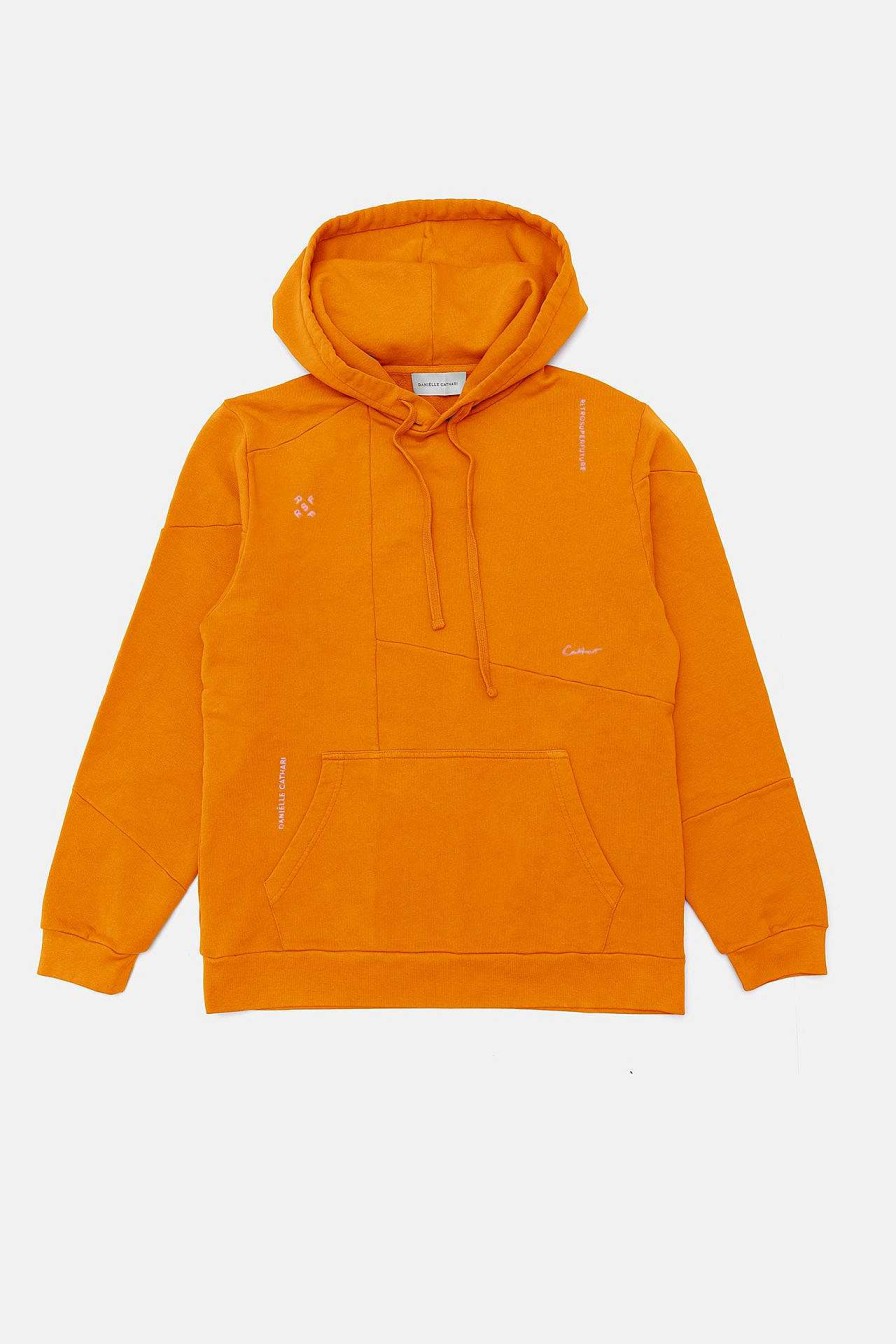 Partners Retrosuperfuture | Rsf X Dc Deconstructed Hoodie Rusty Orange