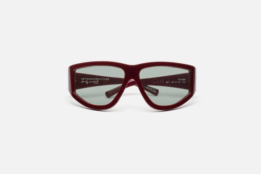 Glasses Retrosuperfuture | Andy Warhol Ix Knives Burgundy