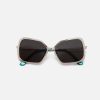 Glasses Retrosuperfuture | Unila Valley Silver Teal