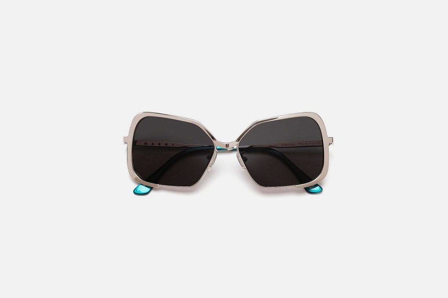 Glasses Retrosuperfuture | Unila Valley Silver Teal