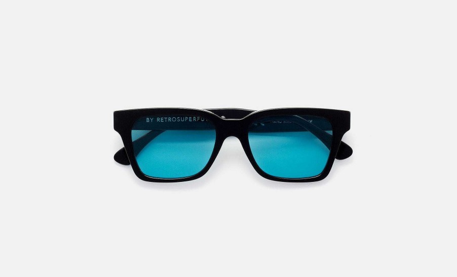 Glasses Retrosuperfuture | America Black Turquoise