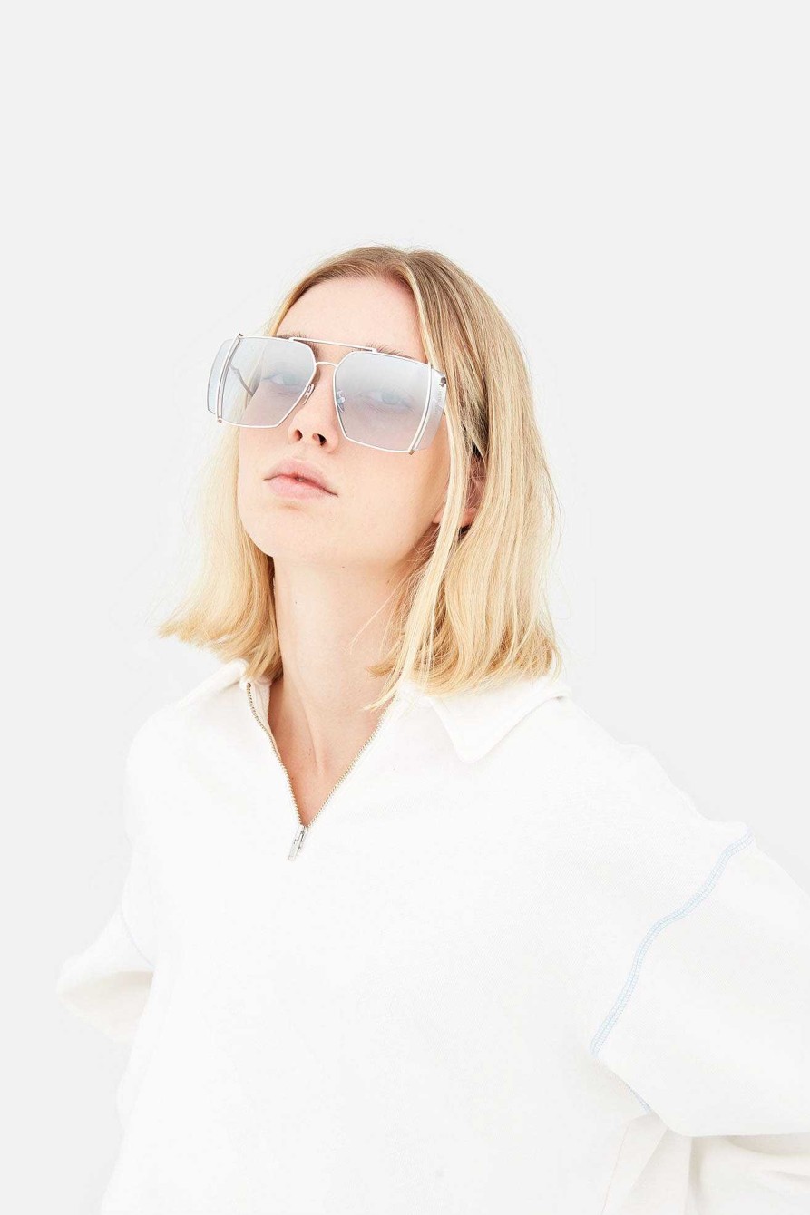 Glasses Retrosuperfuture | Teorema Silver Ombre