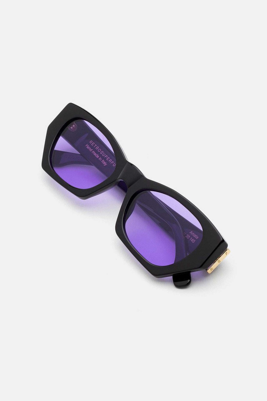 Glasses Retrosuperfuture | Amata Black Purple