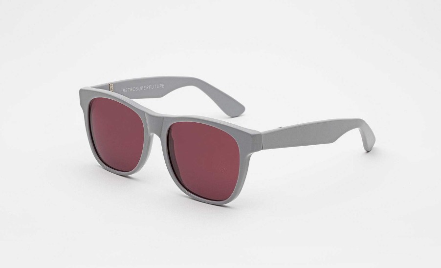 Glasses Retrosuperfuture | Classic Grey Red Lens