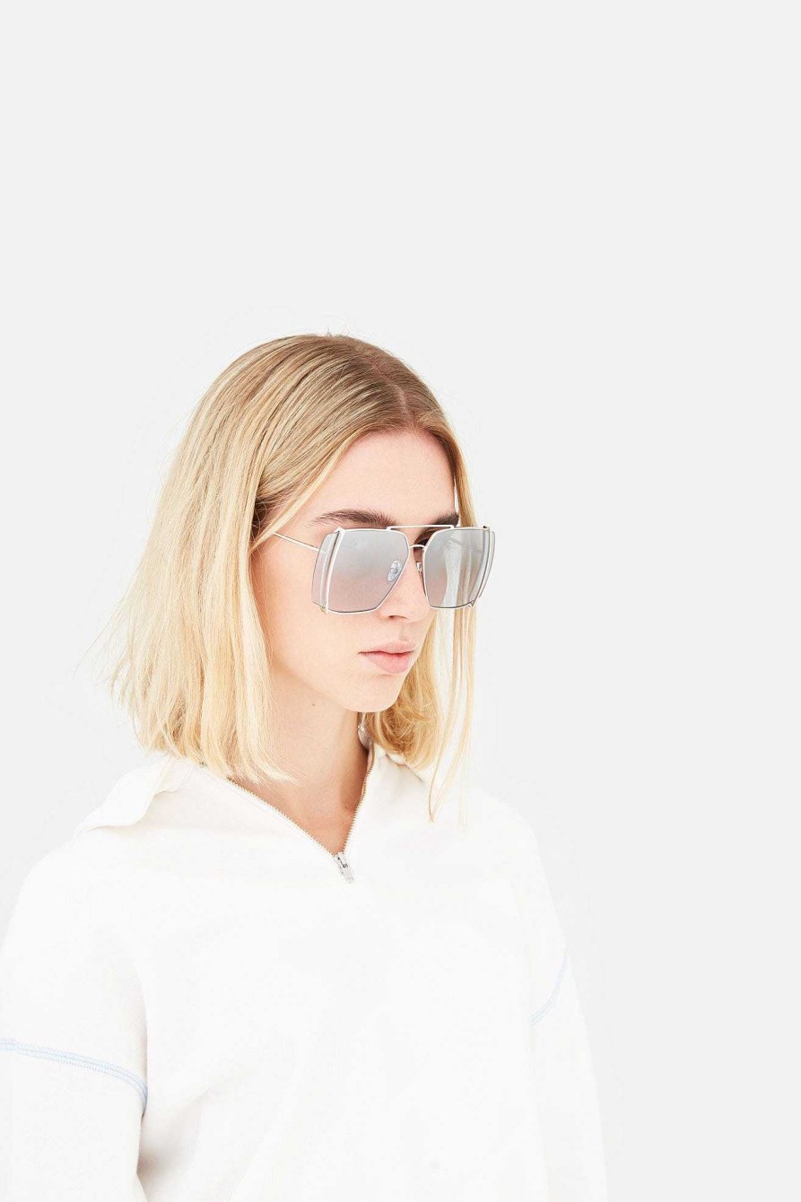 Glasses Retrosuperfuture | Teorema Silver Ombre