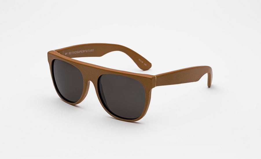 Glasses Retrosuperfuture | Flat Top Beige Leather