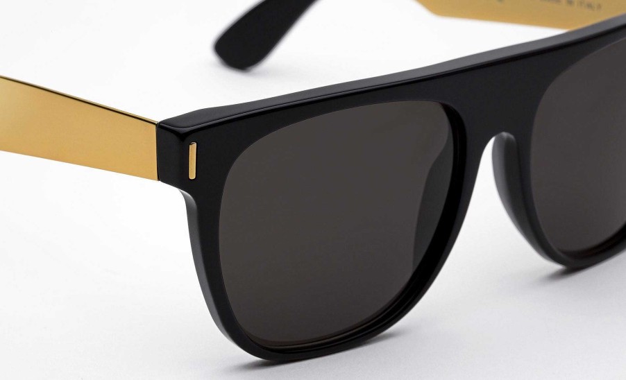 Glasses Retrosuperfuture | Flat Top Francis Black Gold