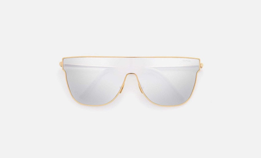 Glasses Retrosuperfuture | Lenz Flat Top Silver