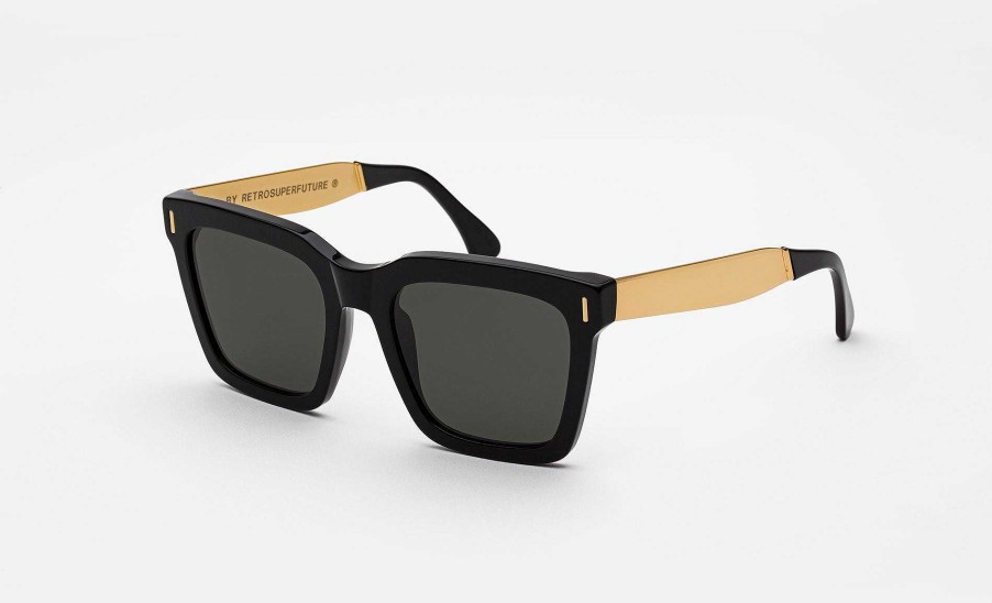 Glasses Retrosuperfuture | Aalto Francis Black Gold