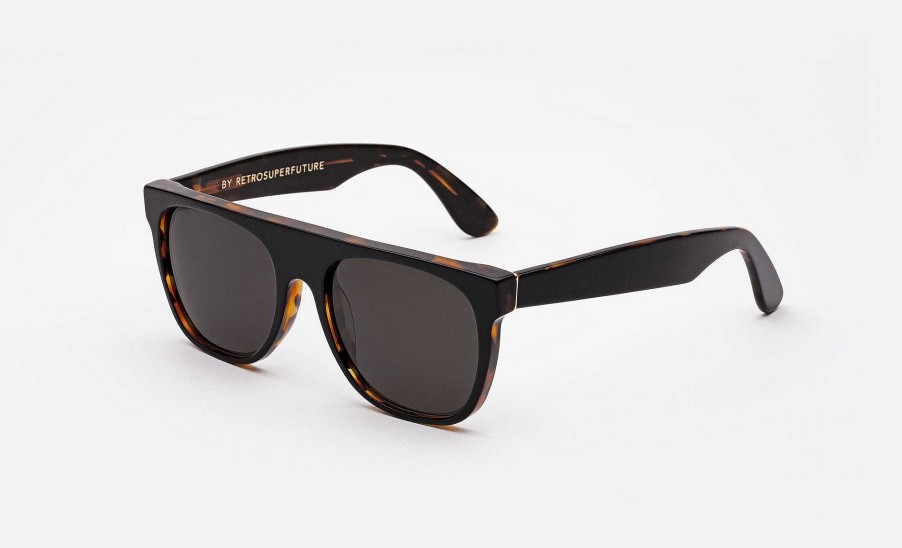 Glasses Retrosuperfuture | Flat Top Havana Black Top